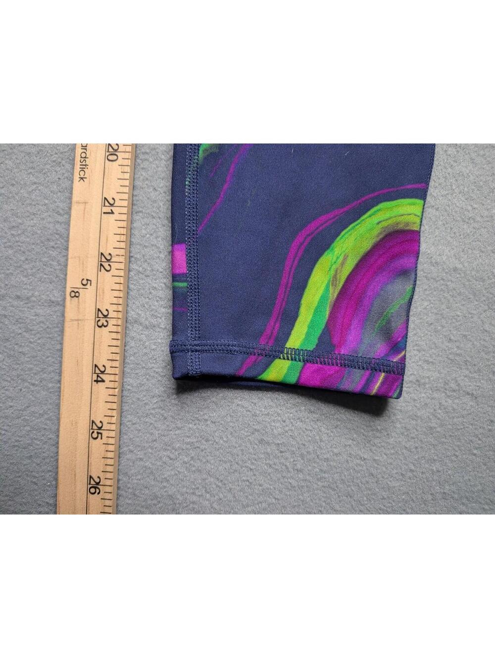 Fabletics Leggings Womens M Multicolor Motion365 High Waist Ankle Pockets Yoga - Picture 5 of 10
